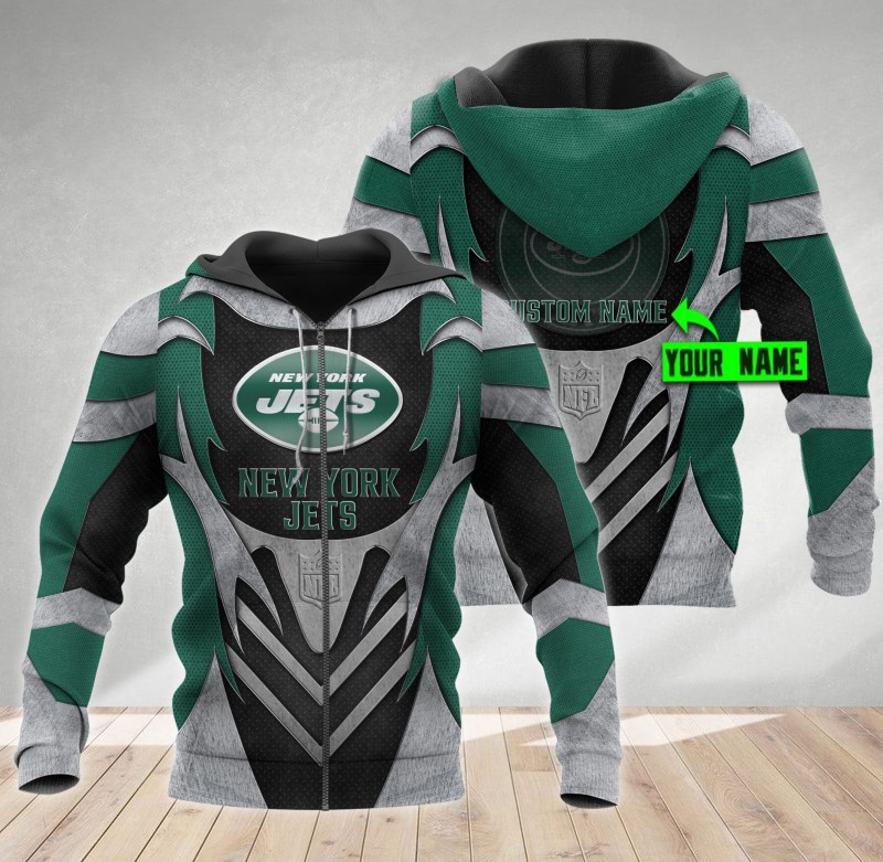 New York Jets Personalized All Over Printed Sweater