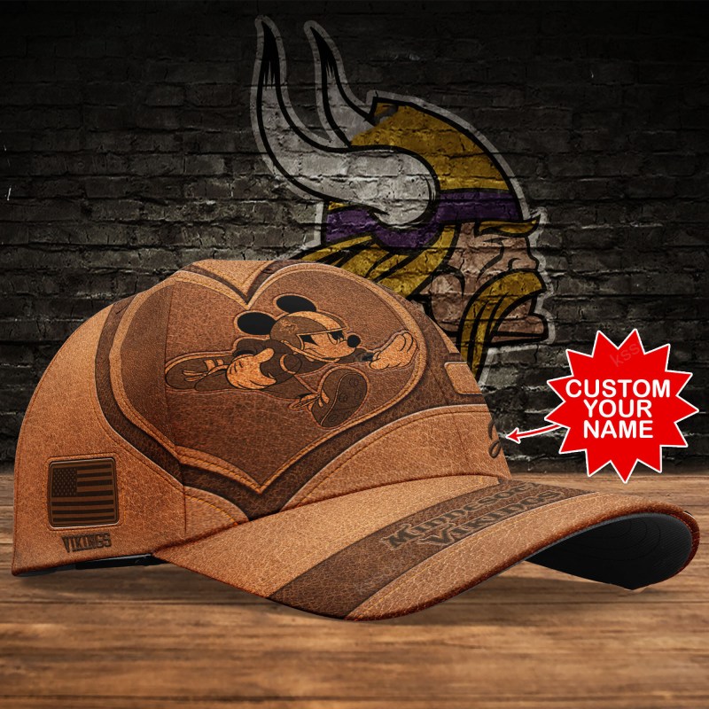 Side View of Minnesota Vikings Cap