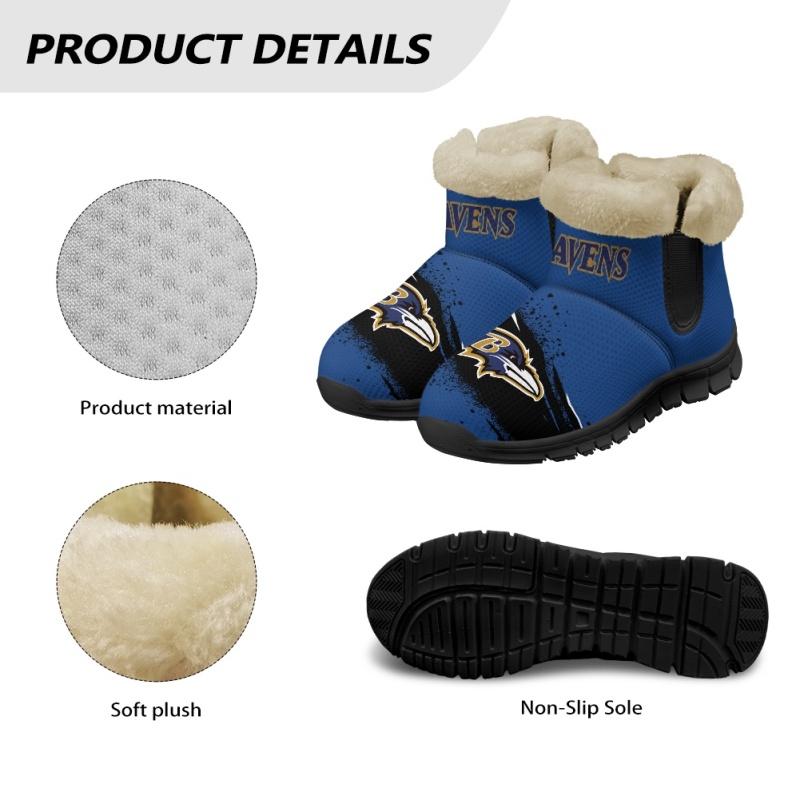 Baltimore Ravens Cozy Boots