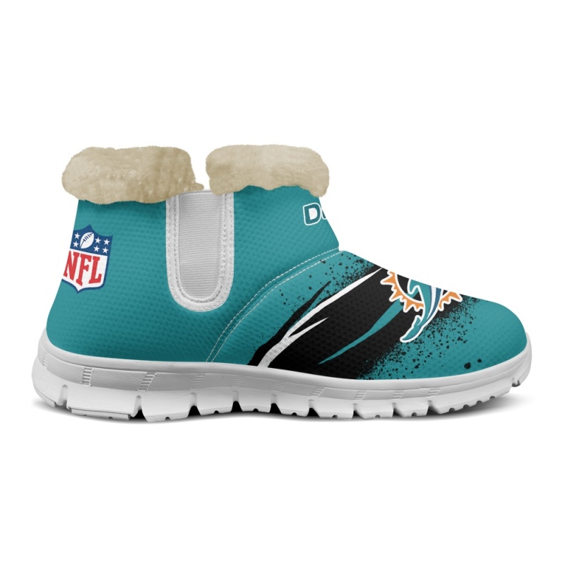 Miami Dolphins Comfy Winter Snow Boots 13