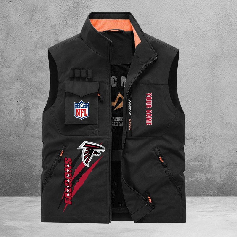 Atlanta Falcons Multi-Pockets Vest