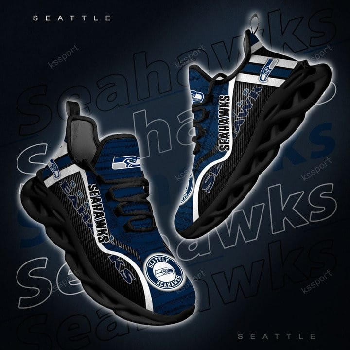 Seattle Seahawks Yezy Running Sneakers