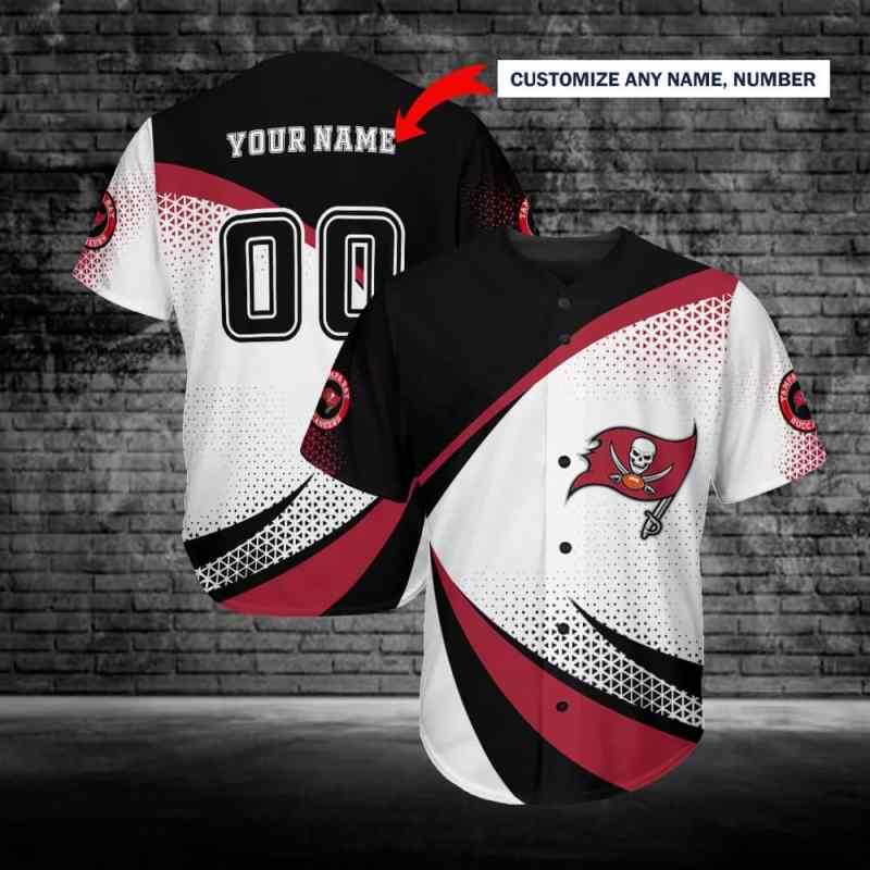 Personalized Tampa Bay Buccaneers Baseball Jersey