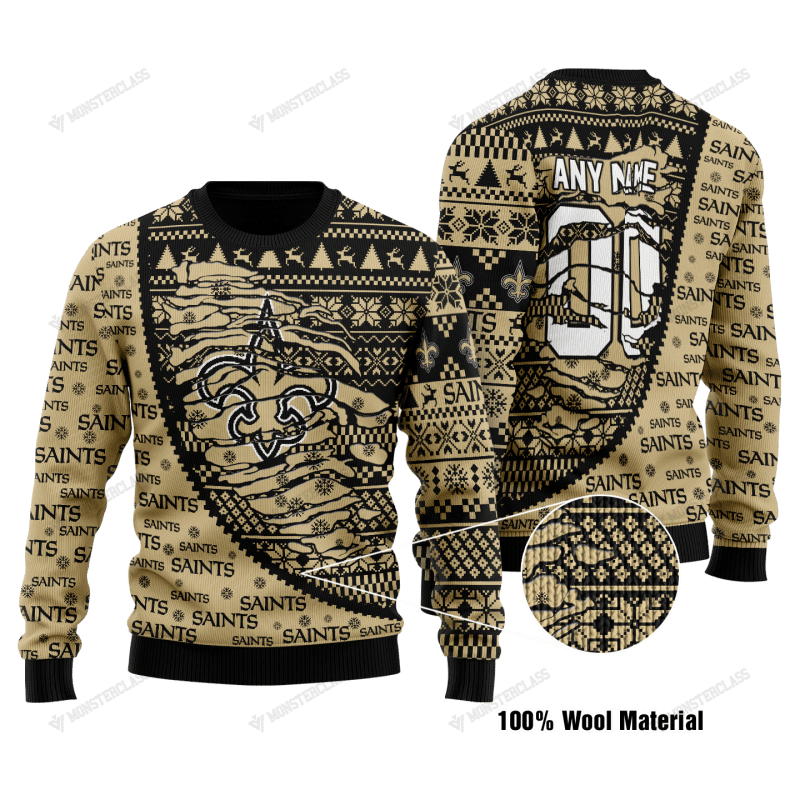 New Orleans Saints Woolen Sweater