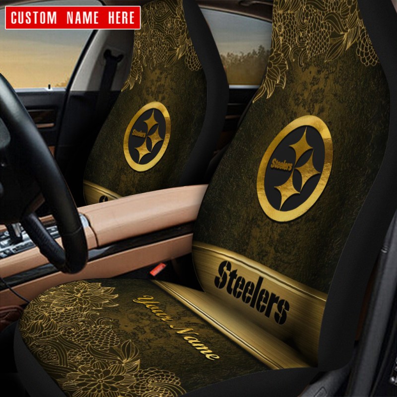 Pittsburgh Steelers Personalized Car Seat Covers