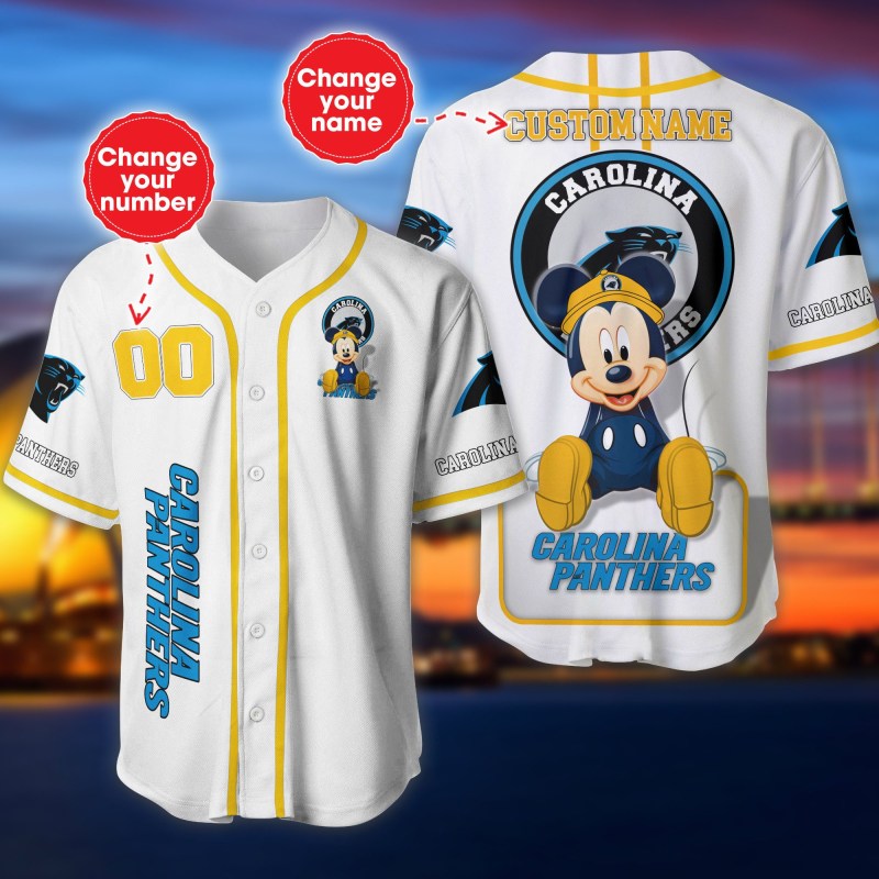 Carolina Panthers Baseball Jersey