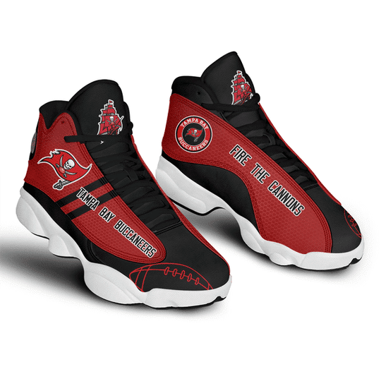 Tampa Bay Buccaneers AJD13 Sneakers Back View