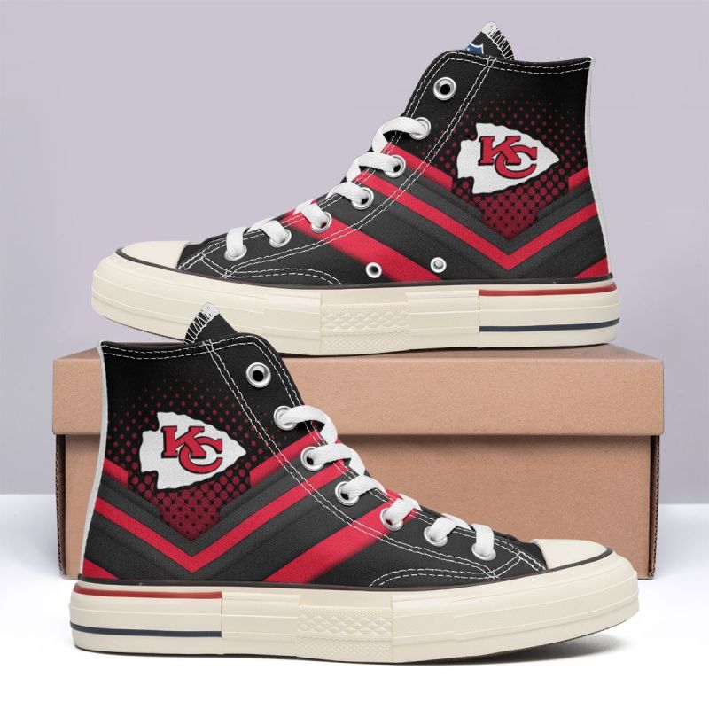 Kansas City Chiefs High Top Shoes - Stylish and Comfortable
