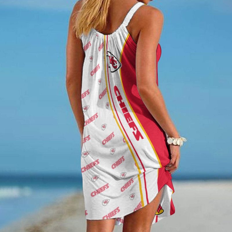 Custom Kansas City Chiefs Beach Dress
