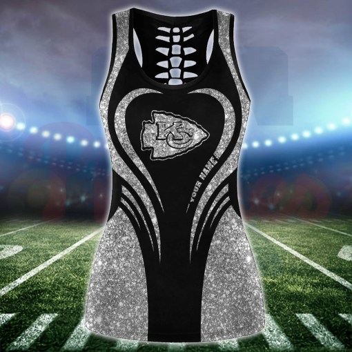 Kansas City Chiefs Combo Tank Top and Leggings Side View