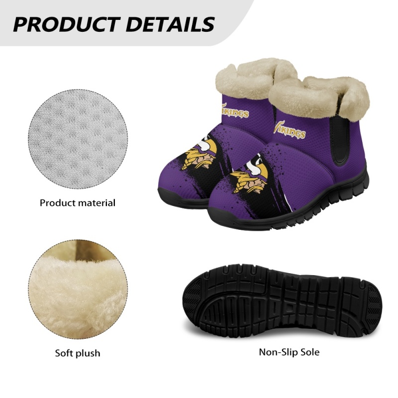 Minnesota Vikings Snow Boots 6