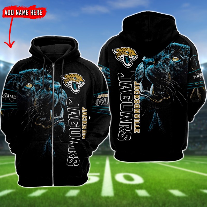 Jacksonville Jaguars Personalized Hoodie Image 1