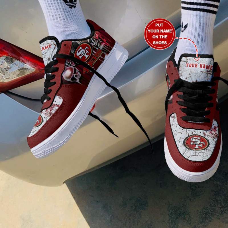 San Francisco 49ers Personalized AF1 Shoes 1