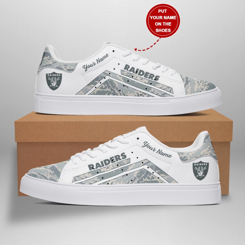 Las Vegas Raiders Personalized SS Custom Sneakers