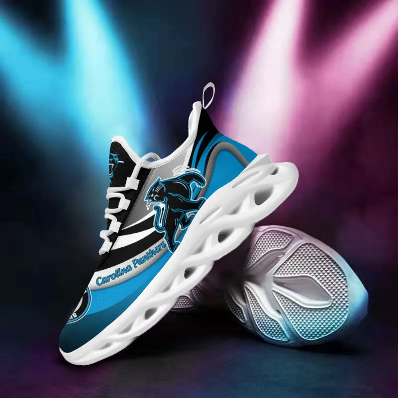 Carolina Panthers Yezy Running Sneakers