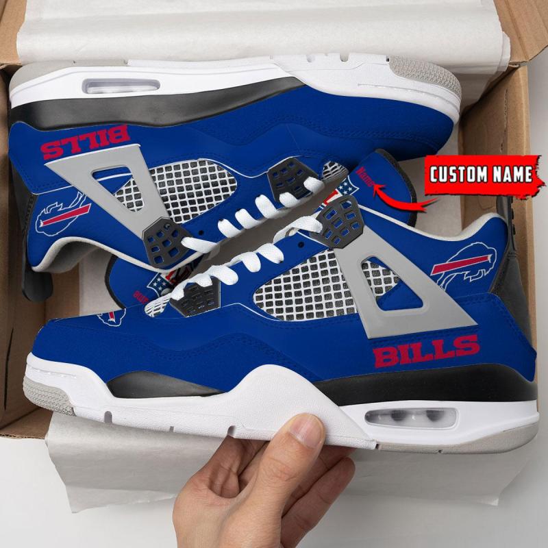 Buffalo Bills AJ4 Sneakers - Image 2