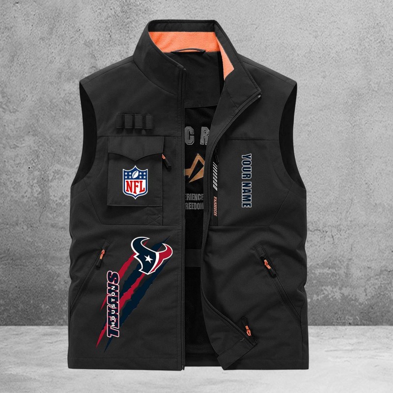 Houston Texans Multi-Pockets Vest