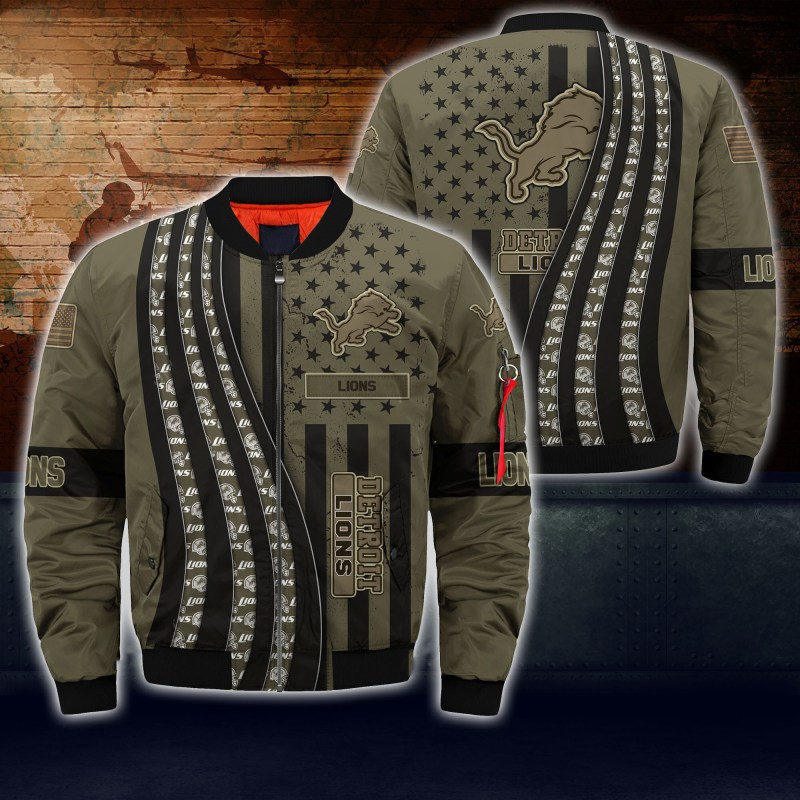 Detroit Lions Thick Bomber Jacket
