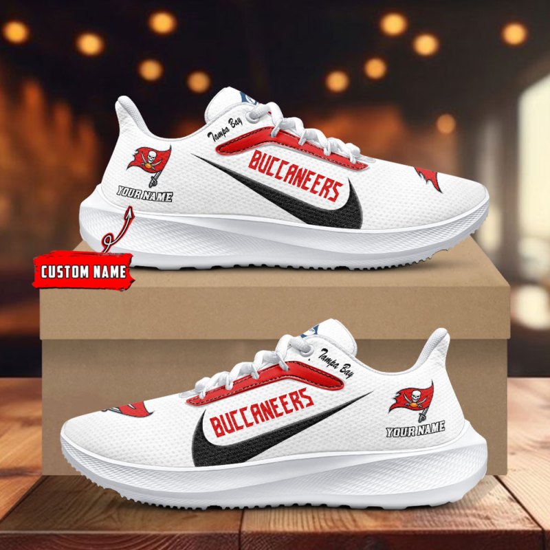 Tampa Bay Buccaneers Running Shoes Side View