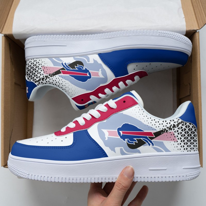 Buffalo Bills AF1 Shoes Side View