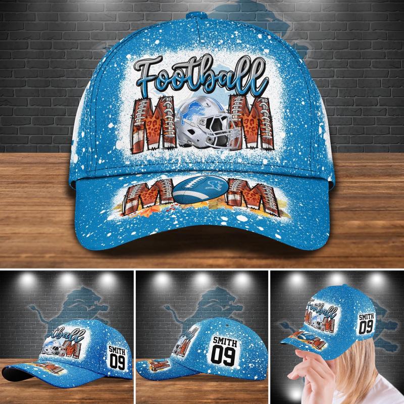 Detroit Lions Personalized Classic Cap