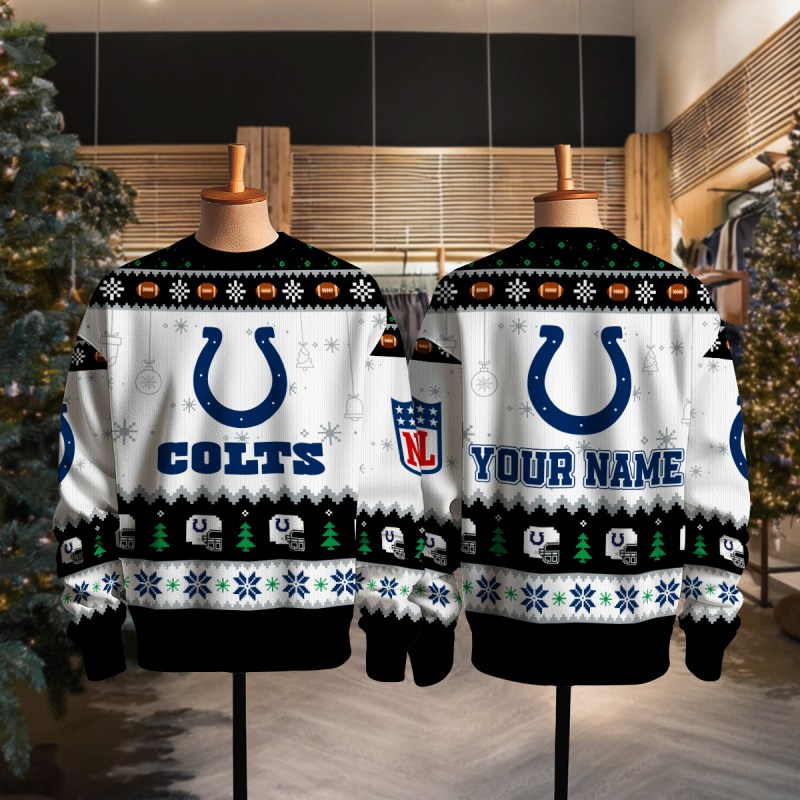 Indianapolis Colts Ugly Christmas Sweater Full