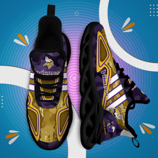 Minnesota Vikings Personalized Sneakers 3