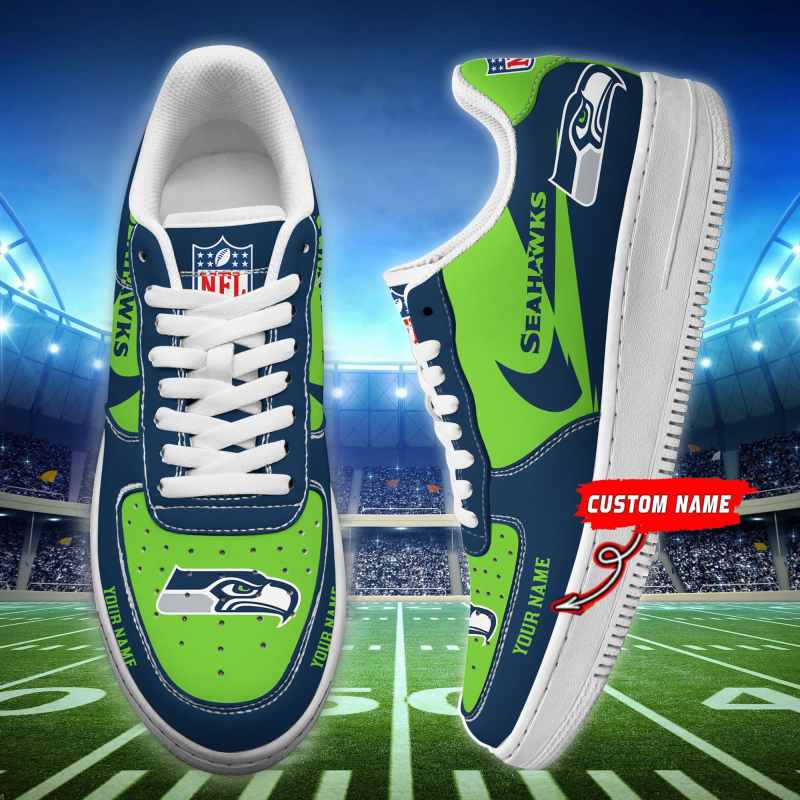 Seattle Seahawks Personalized AF1 Shoes
