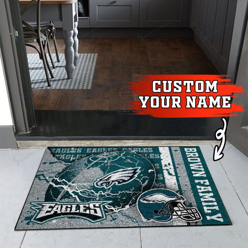 Personalized Eagles Doormat