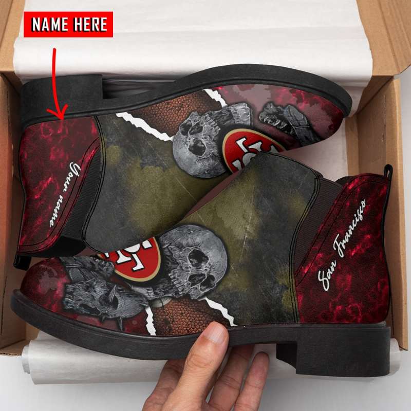 Stylish San Francisco 49ers Short Boots
