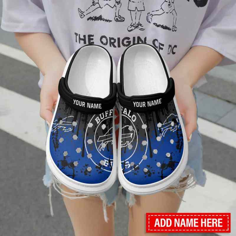 Buffalo Bills Clog Side View