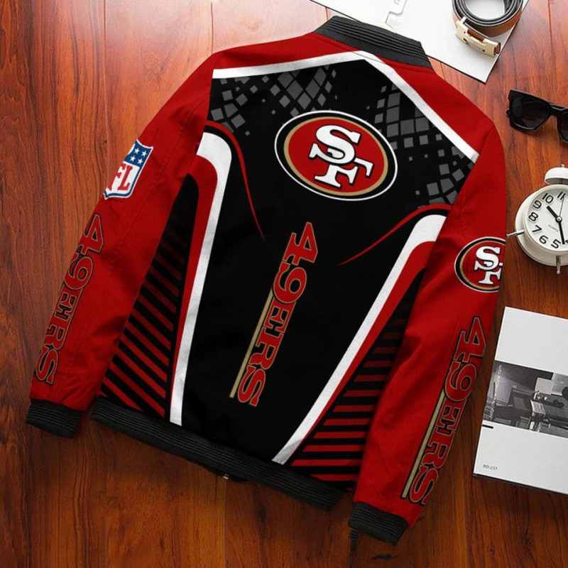 San Francisco 49ers Bomber Jacket Back