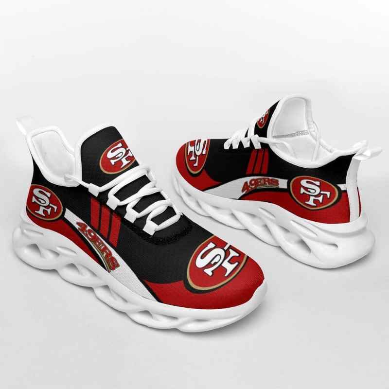 San Francisco 49ers Yezy Running Sneakers Detail