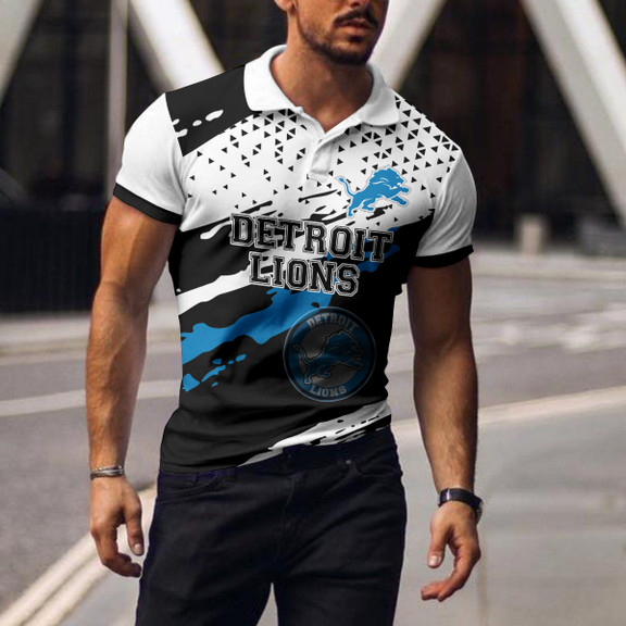 Detroit Lions Polo T-shirt