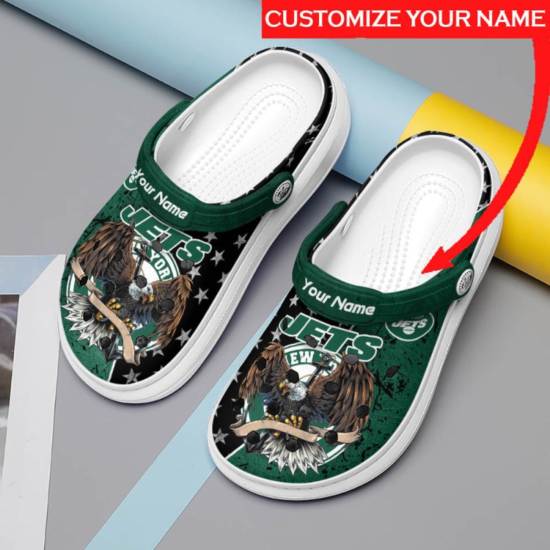 New York Jets Personalized Limited Clog