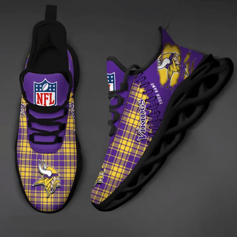 Stylish Minnesota Vikings Yezy Sneakers