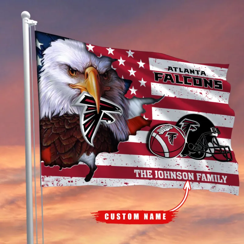 Custom Atlanta Falcons Flag