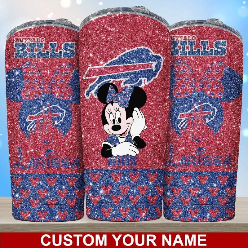 Buffalo Bills Personalized Tumbler Side