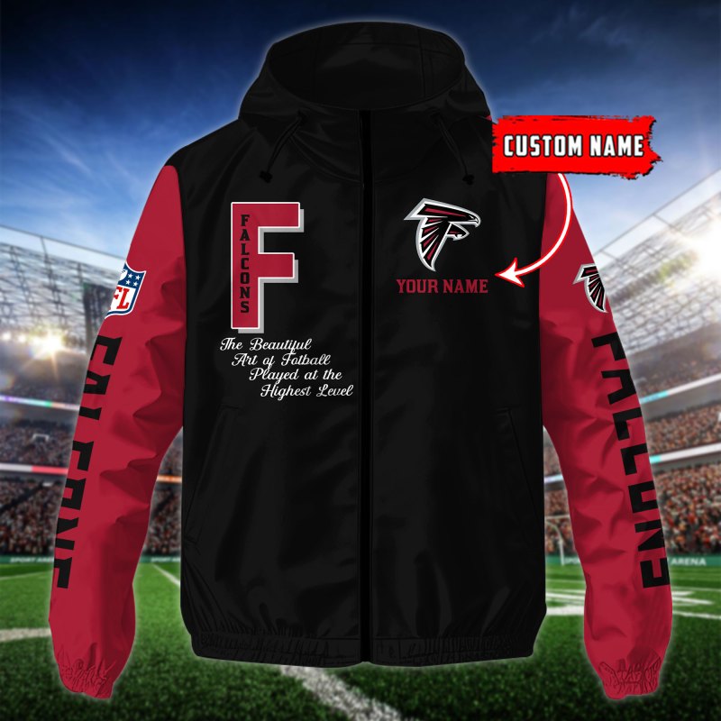 Atlanta Falcons Outdoor Jacket - Back View