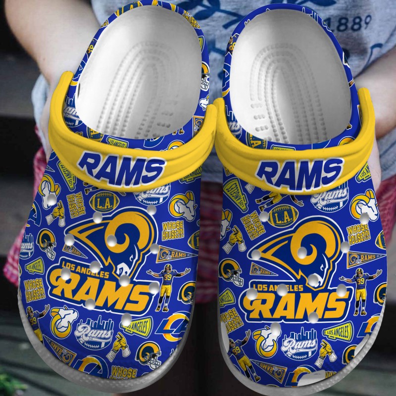 Stylish Los Angeles Rams Clogs