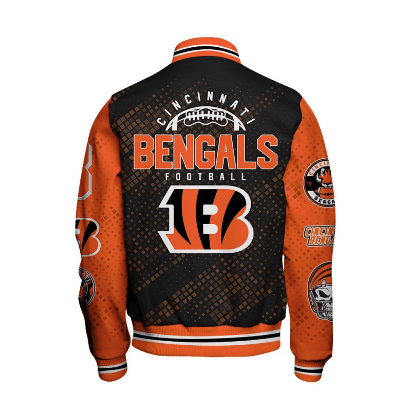 Cincinnati Bengals Varsity Jacket 3