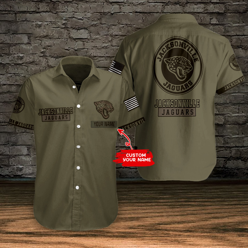 Jacksonville Jaguars Button Shirt Sizing Chart