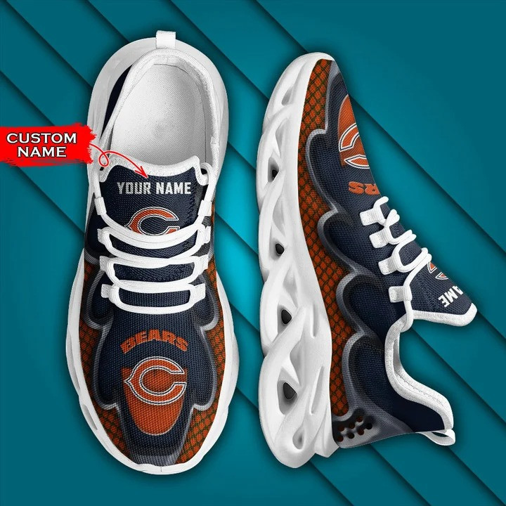 Chicago Bears Personalized Yezy Running Sneakers