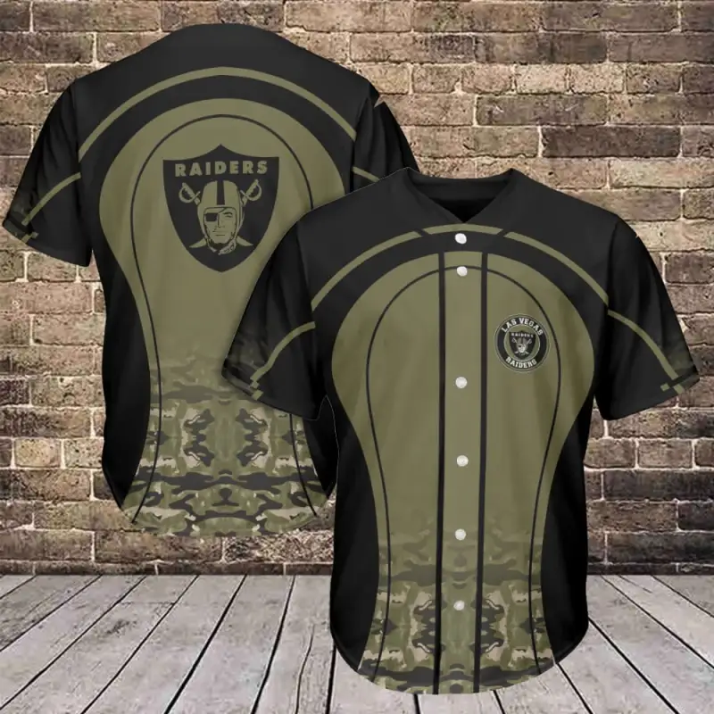 Las Vegas Raiders Baseball Jersey