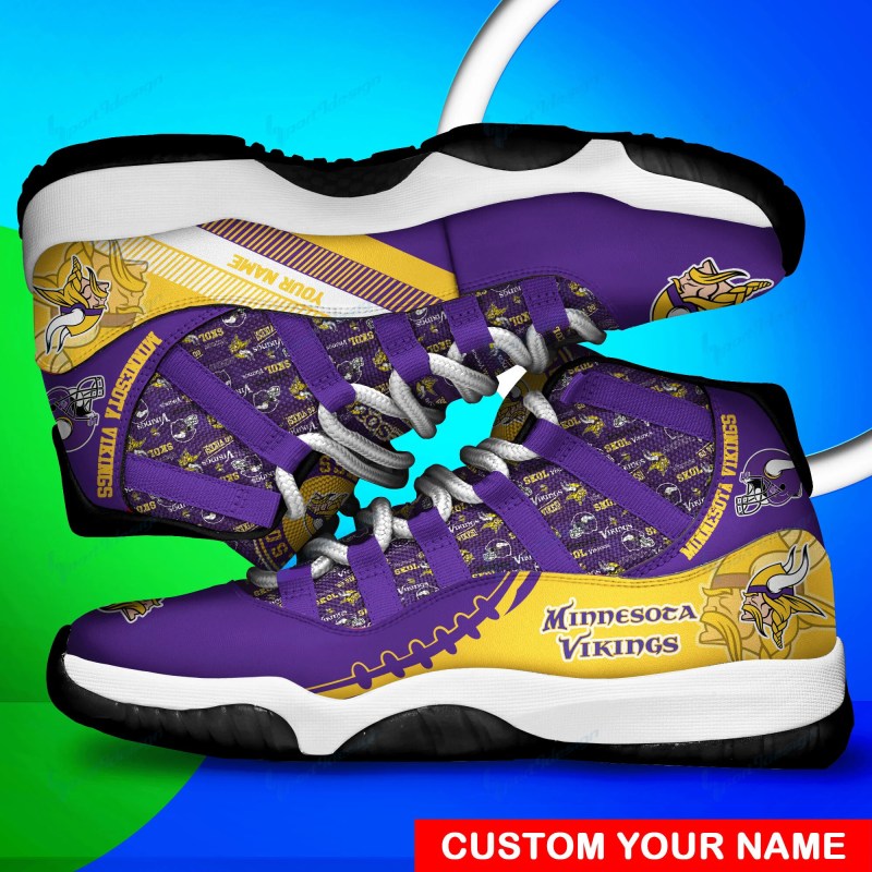 Minnesota Vikings Personalized AJD11 Sneakers