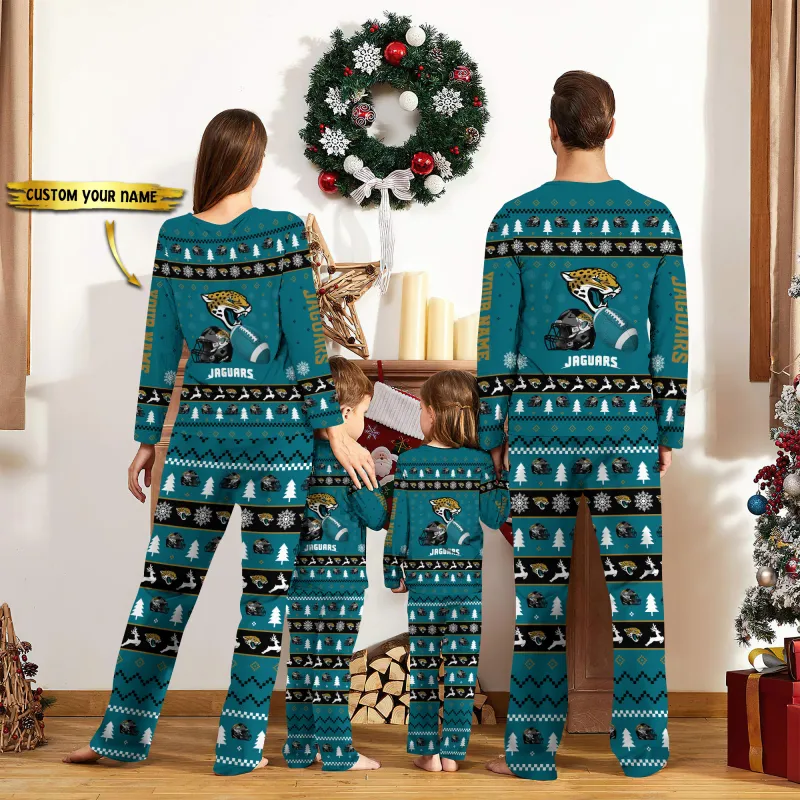 Jacksonville Jaguars Pajamas Set Image 2