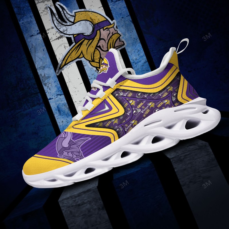 Minnesota Vikings Yezy Running Sneakers
