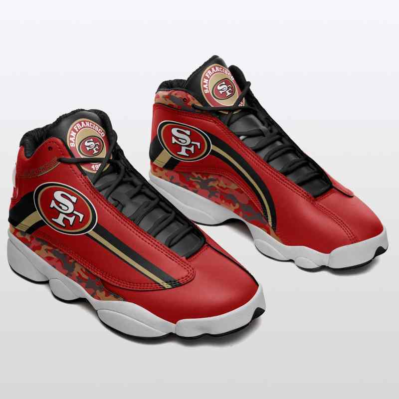 San Francisco 49ers Air JD13 Sneakers