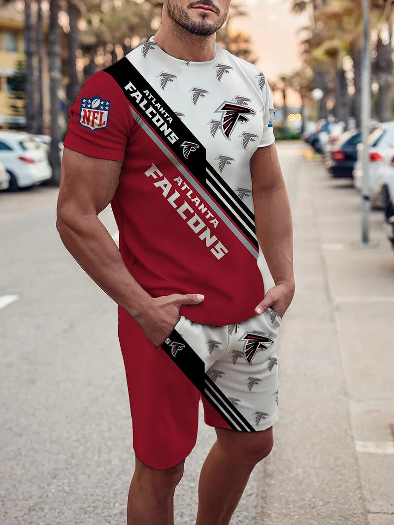 Atlanta Falcons T-shirt and Shorts AZTS235 1 Atlanta Falcons T-shirt and Shorts