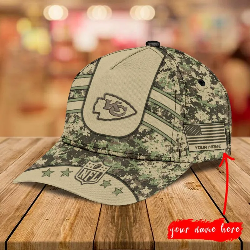 Kansas City Chiefs Personalized Classic Cap